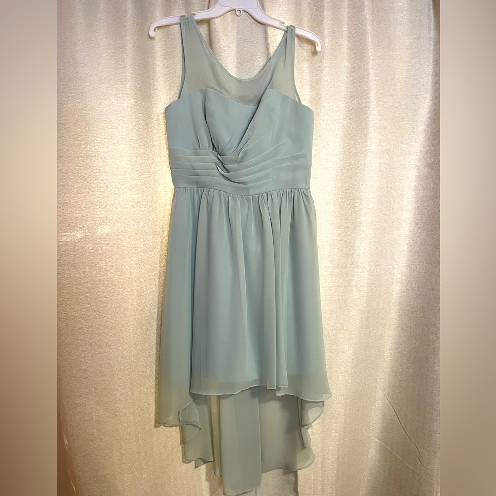 Alfred Angelo Sage Green Bridesmaid Dress, size 8